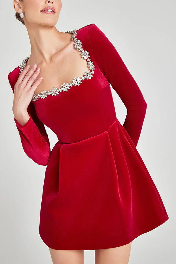 Sophia | Velvet Christmas Dress