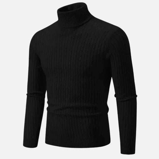 Logan | Cable-Knit Turtleneck