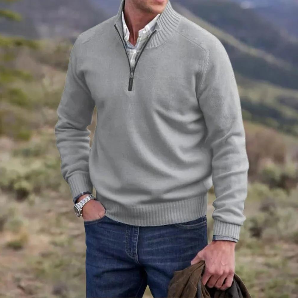 David | Elegant Zip Sweater